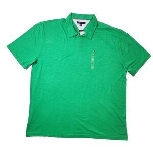 Tommy Hilfiger Men's Polo Shirt Short Sleeve Buttonless, Green, Size 3XL, NWT